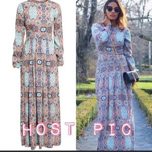 H&M boho maxi dress